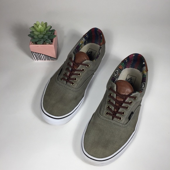 vans era 59 stripe skate shoe